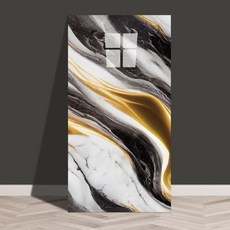 부트핏 두꺼운 대리석 타일형 주방 욕실 방수 인테리어 시트지 0.2mm 10p, 타입47