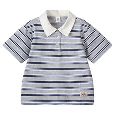 월튼키즈 아동용 카라 럭비 스트라이프 티셔츠