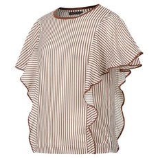 PAT 女款條紋開衩T恤罩衫 1145306