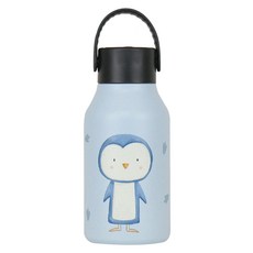 runbott Mii 輕量陶瓷保溫瓶 企鵝, 藍色, 350ml, 1個