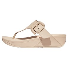 fitflop 女款 LULU 包覆扣環低邊緣皮革夾腳涼鞋