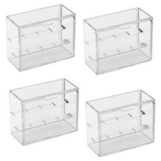 라라해피 아크릴 피규어 LED 투명 굿즈 전시 장식장 9 투명, 4개