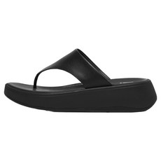 fitflop 女款 F-Mode 皮革厚底夾腳涼鞋
