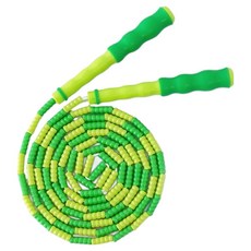 아벨로 줄꼬임 적은 소프트 구슬 줄넘기, 그린, 1개
