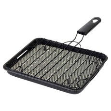 HAKOYA 手柄陶瓷烤網烤盤 F-37