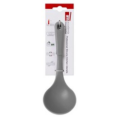 am 실리콘 미니국자 앞접시 서빙스푼 S, 차콜, 1개