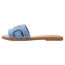 ALDO 女款 Elenaa 平底涼拖鞋 ADA1D124FZ, 亮藍色, 235