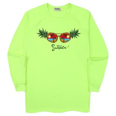 ILLUSO 太陽眼鏡圖案寬鬆版防磨長袖T恤