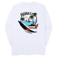 ILLUSO Board Hawaii 寬鬆版防磨長袖T恤