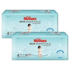 하기스 2026 스킨에센셜 썸머 팬티형 기저귀 남여공용, 80매, 4단계