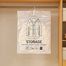 Infolab研究所 冬季衣物壓縮袋 掛式收納套 S型