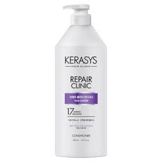 케라시스 리페어 클리닉 반곱슬 손상모 단백질 컨디셔너, 1개, 980ml