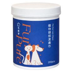 高精寵物 毛寵淨 寵物眼部潔膚巾, 1套, 200個裝