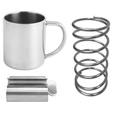 World Clean 不鏽鋼漱口彈簧牙刷架3件組 大