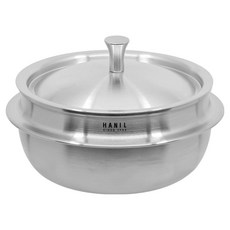 HANIL STAINLESS STEEL 電磁爐用五層無研磨劑傳統鍋, 14cm, 1個