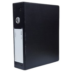 문화산업 문화 비닐 사다리바인더 7cm B682-7, 1개, 흑색