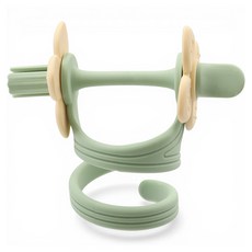 TRENi Mini BABY JUJU 固齒器, 小花捲, 1個, 單品