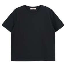 플라스틱아일랜드 여성용 실켓터치 자수포인트 면 티셔츠 PR7CH363