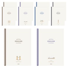 펜피아 1200 중고등 스프링노트 영어, 랜덤발송, 10개