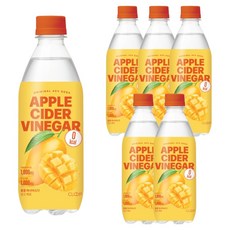 클룹 애사비소다 망고 제로 탄산음료, 6개, 500ml