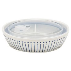 MAISON OBJET Moru 圓形三格分隔保鮮盒 Toco, 1個, 容器 + 蓋子