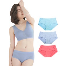 SOFT LIGHT 雲彩無痕 速乾隱形貼合內褲 8913-1 6入組, 紫色 + 亮桔色 + 水藍色