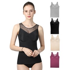 SOFT LIGHT 輕裸芭蕾 防走光蕾絲BRA背心 8931 4入組