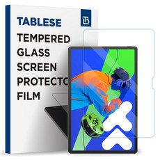 태블리스 9H GLASS PROTECTOR FILM 2.5D 라운딩 올레포빅 코팅 강화유리필름 세트, 투명, 1세트