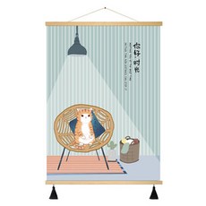 부트핏 감성 패브릭 배전함 가리개 벽걸이 그림 포스터, 8