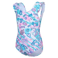 renoma SWIM 獨角獸抓皺U型美背連身泳衣 RN-GS2G501