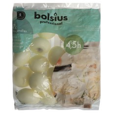 Bolsius 4 5小時燃燒浮水蠟燭 米白色 20入