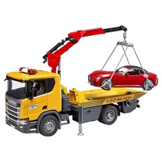 bruder Scania Super 560R 拖吊卡車與跑車公仔 BR03552, 單品