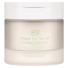 DERMASHARE 茶樹 89 涼感化妝水棉片 180ml, 70枚入, 1個