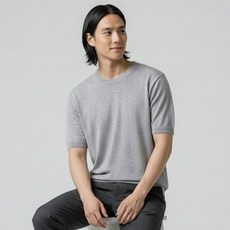 Raymon 男士Louth圓領短袖針織衫