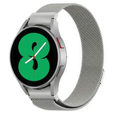 w9999 Galaxy Watch 相容 翼型米蘭尼斯錶帶 20mm, 星光色, 1個