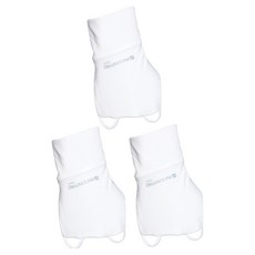 인콘트로 올커버 자외선차단 특대 골프 손등 장갑 오른손착용, 3개, 화이트