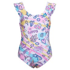 renoma SWIM 獨角獸抓皺U型美背連身泳衣 RN-GS2G501