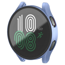 w9999 Galaxy Watch 鋼化玻璃全覆蓋保護殼, 1個, 寶石藍