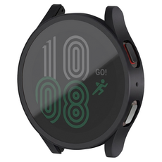 w9999 Galaxy Watch 防窺保護殼 全包覆, 黑色, 1個