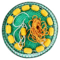 999피싱 이중와이어 부력 살림망 4단, 그린