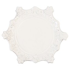 버지니아까사 리갈 로얄 크라운 디저트 접시, 비앙코, 1개