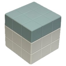 하이앤드라이 큐브 정사각 티슈케이스 ab 919242, 블루