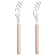아카시아 아카시아홈 304스텐 다이닝 디저트 커트러리 디저트포크, 아이보리, 2개