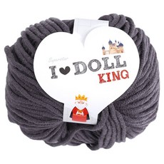 니뜨 아이돌킹 뜨개실 45g, 40 챠콜, 1개