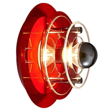 비츠조명 디아블 1등 인테리어 벽등, 레드