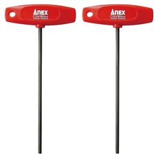 ANEX T형 핸들 육각 렌치 3200 5 x 160 mm, 2개