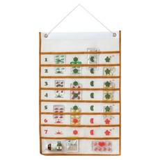 Souplace 藥品收納壁掛式日曆 S261-0289N, 數字, 1個