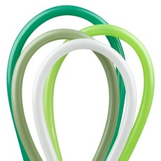 셈퍼텍스 요술풍선 160S 40p 세트, 화이트, 유칼립투스, 라임그린, 포레스트그린(랜덤발송), 1세트