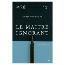 무지한 스승 리커버판, 궁리출판, 자크 랑시에르
