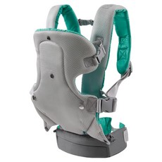 Bexer 舒適3D網眼新生兒嬰兒背帶, 灰薄荷綠(網眼型)